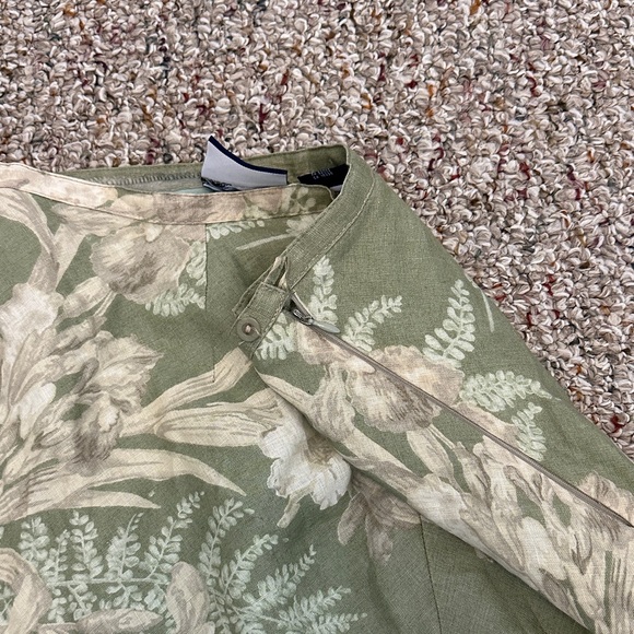 Vintage Green Floral Maxi/Midi Skirt - Picture 4 of 8